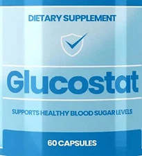 GlucoStat Blood Health Support Supplement Genuine Gluco Stat 60 Capsules