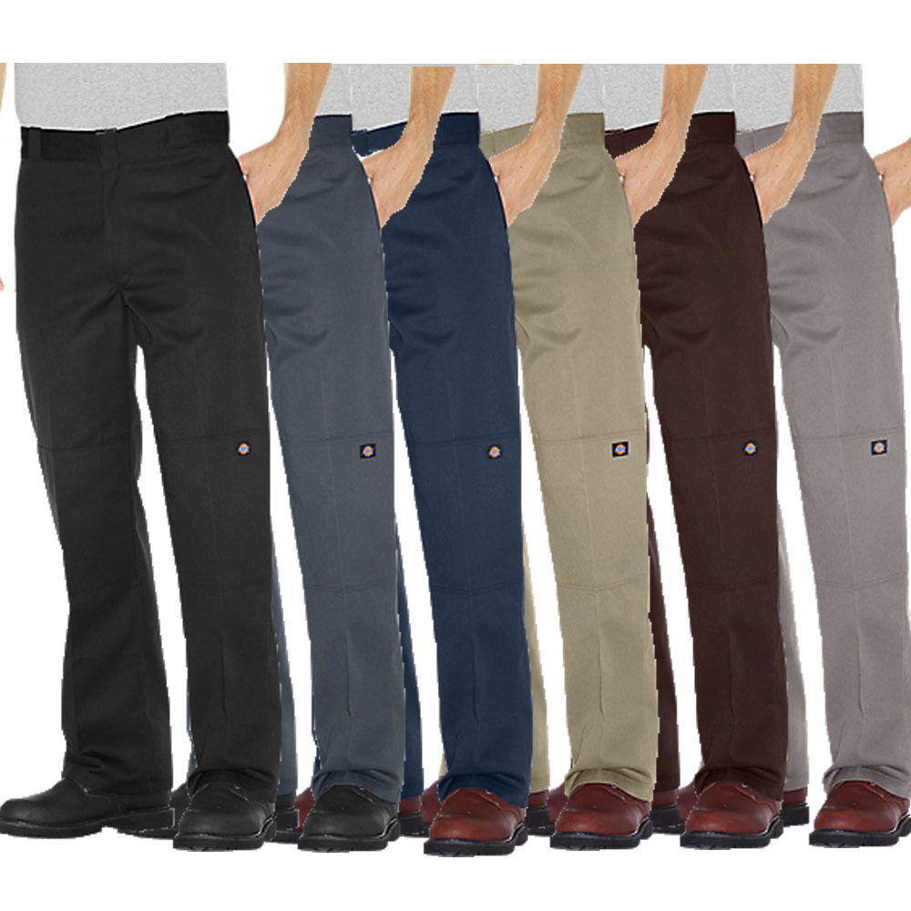 Mens DICKIES 85283 Loose Fit Double Knee Work Uniform Pants NWT Many Colors