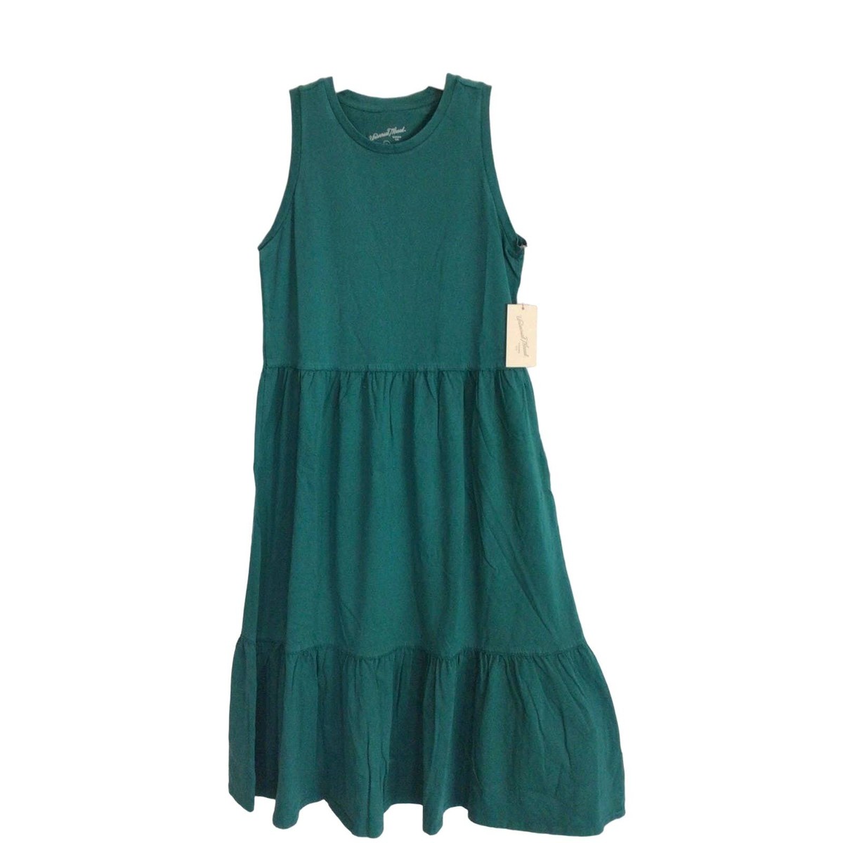 navy blue dress for baby girl Universal Thread Womens XS 0/2 Sleeveless A-Line TANK TOP DRESS Hunter  Green