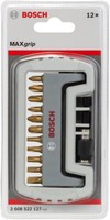 Bosch Professional 11+1Tlg. Schrauberbit-Set Max Grip Schrauben Universalhalter