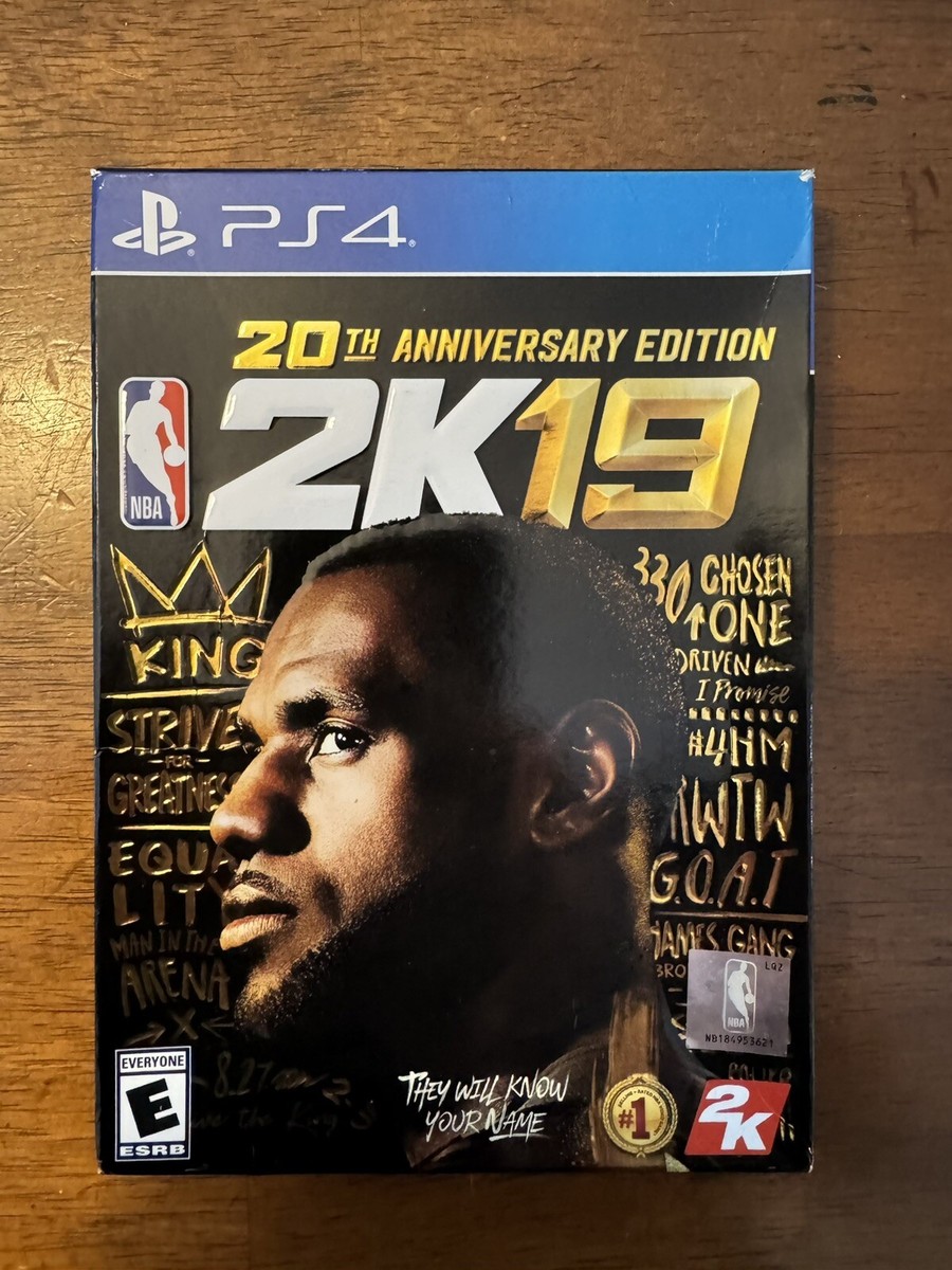NBA 2K19 20th Anniversary Edition PlayStation 4 PS4 (LeBron James