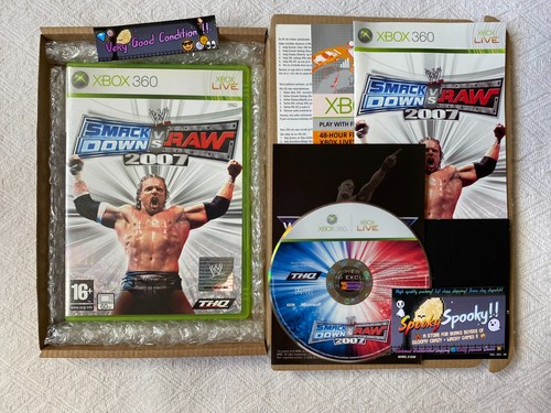 WWF SmackDown vs RAW 2007 XBOX 360 - UK PAL VGC - High Quality Packing - Tracked - Picture 10 of 10