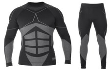 Magnum Hommes Sport Moto Vêtements Thermiques Fonctionnels sous-Vêtement Kit M1