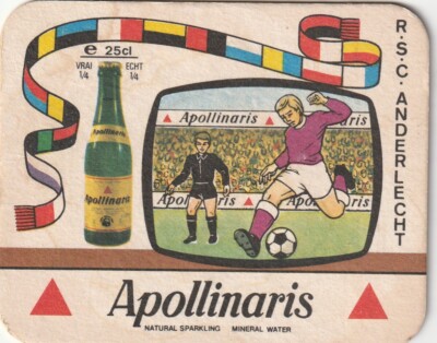 BIERMATTE - APOLLINARIS MINERALWASSER (COCA-COLA) - R.S.C. ANDERLECHT - (1983)
