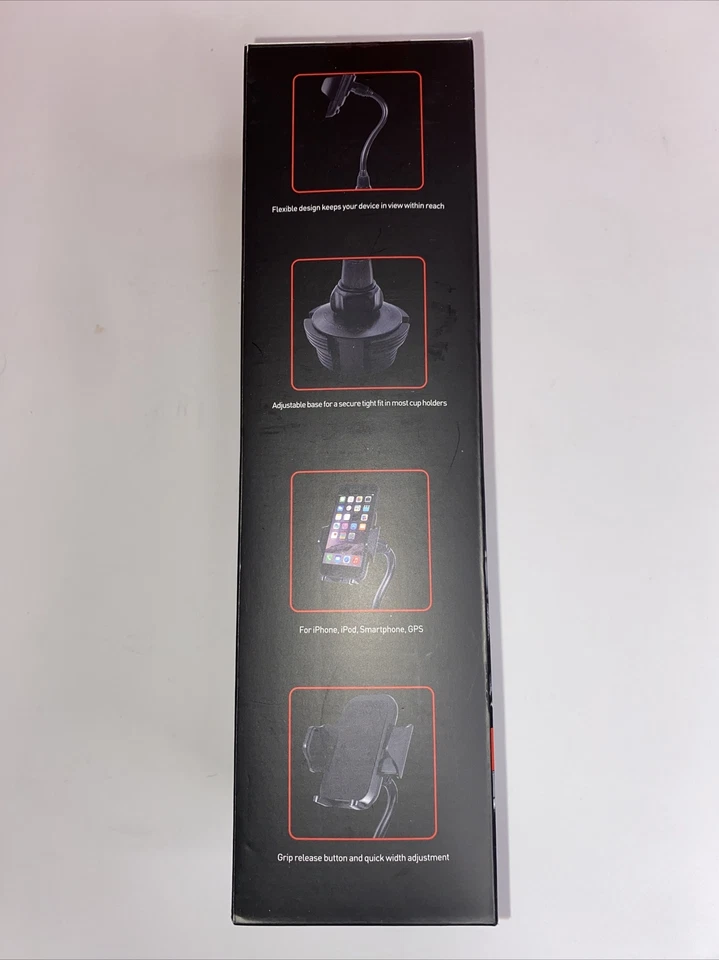 Soporte para taza de coche Macally montaje para teléfono 8” de largo flexible cuello de cisne con ajuste de 360°... Foto 4 de 4