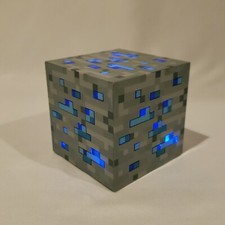 Minecraft Light Up Diamond Ore Cube Think Gee...