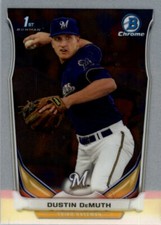 2014 Bowman Chrome Draft #CDP125 Dustin DeMuth 