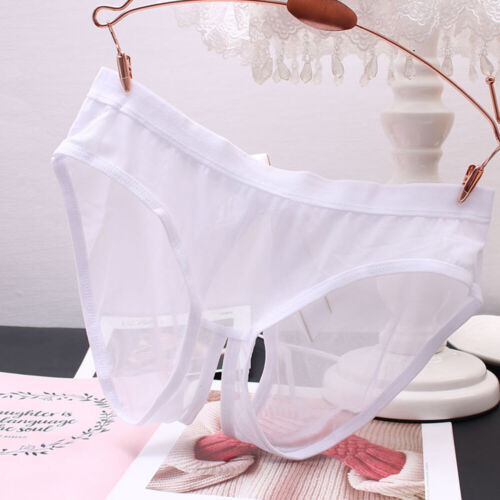 Women Sexy Open Crotch Panties Briefs Crotchless Lingeries Underwear Knickers - Picture 21 of 28