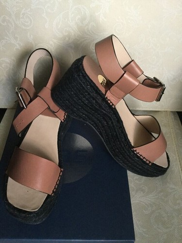 Leather wedge sandals RAS Woman, brown color, size 39 Sandali con zeppa in pelle - Foto 11 di 12
