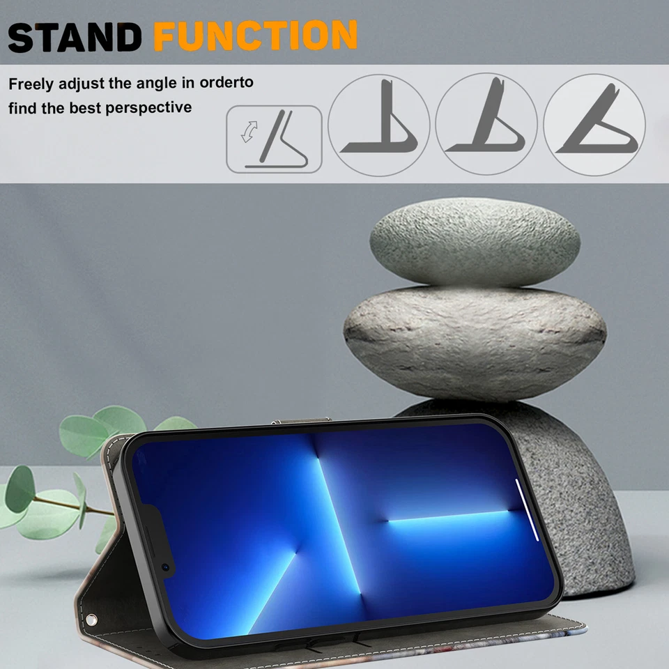 Case For Nokia 5.3/3.4/5.4/6.3 G10 G20 G21 Wallet Flip Leather Case Stand Cover - Image 2 of 4