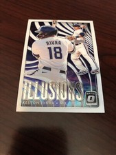 2020 Donruss Optic Illusions Keston Hiura Milwaukee Brewers #OI-15 *Mint*