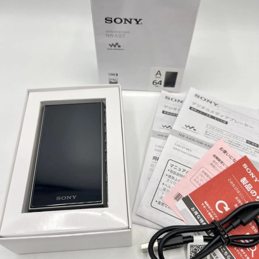 Sony NW-A307 Walkman Hi-Res Audio Player 64GB Gray A300 Series DAP w/ Box - Image 2 of 4