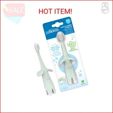 Dr. Brown's Infant-to-Toddler Toothbrush, Elephant, Mint, 0-3 Years