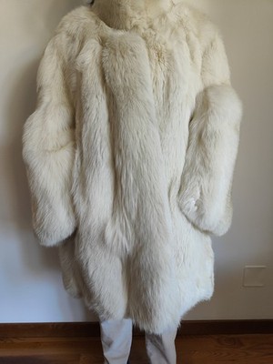 Vintage Silberfuchs Pelz Marilena Papi
