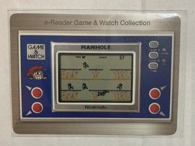 Manhole - 2002 - Nintendo - E-Reader Card - Game & Watch Collection - Rare