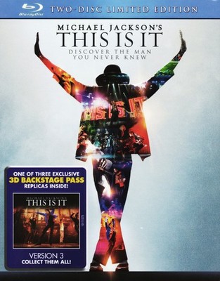This Is It (Blu-ray, 2-Disc Set) NEW