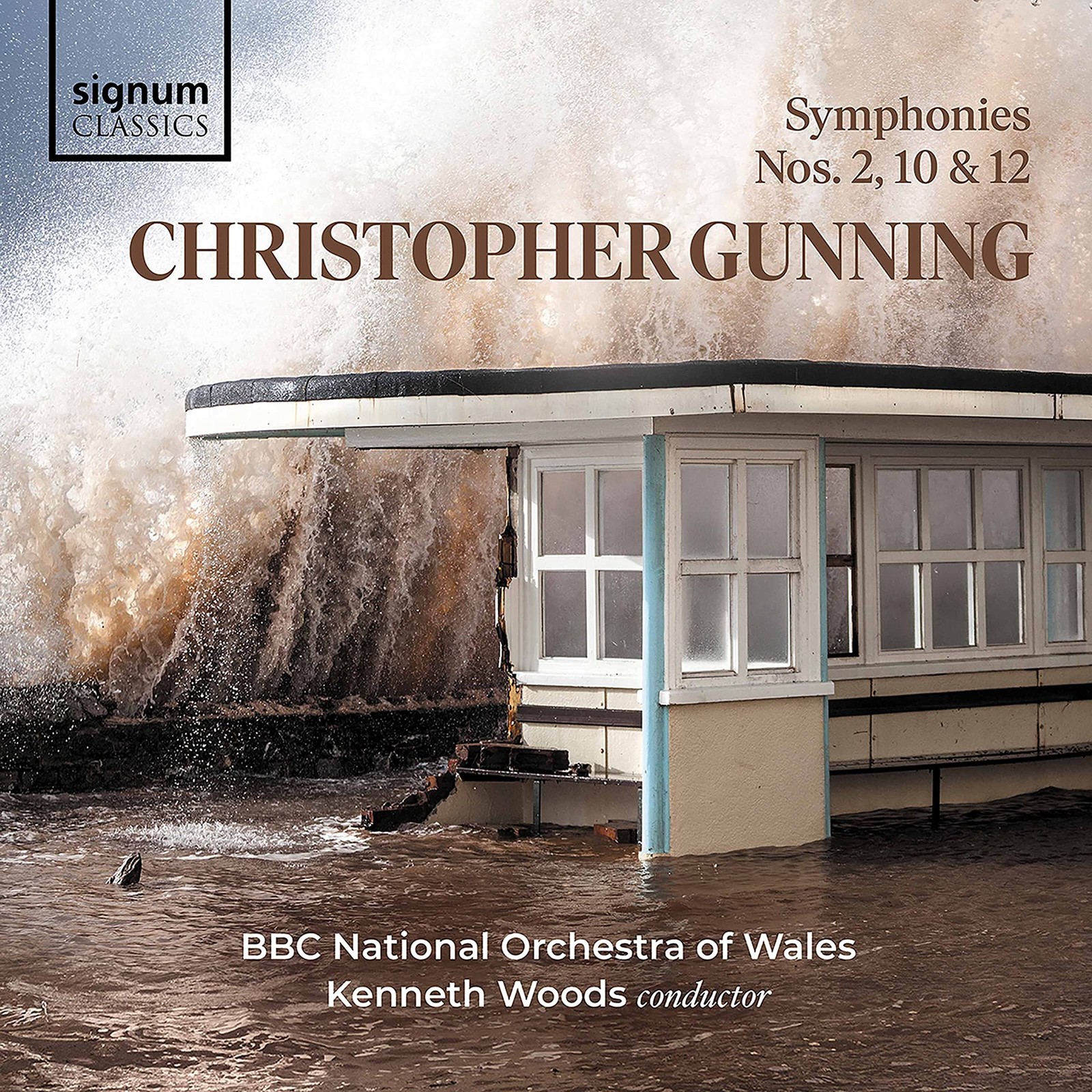 SIGCD593 Gunning, Christopher Christopher Gunning: Symphonies Nos. 2, 10 & 12 CD