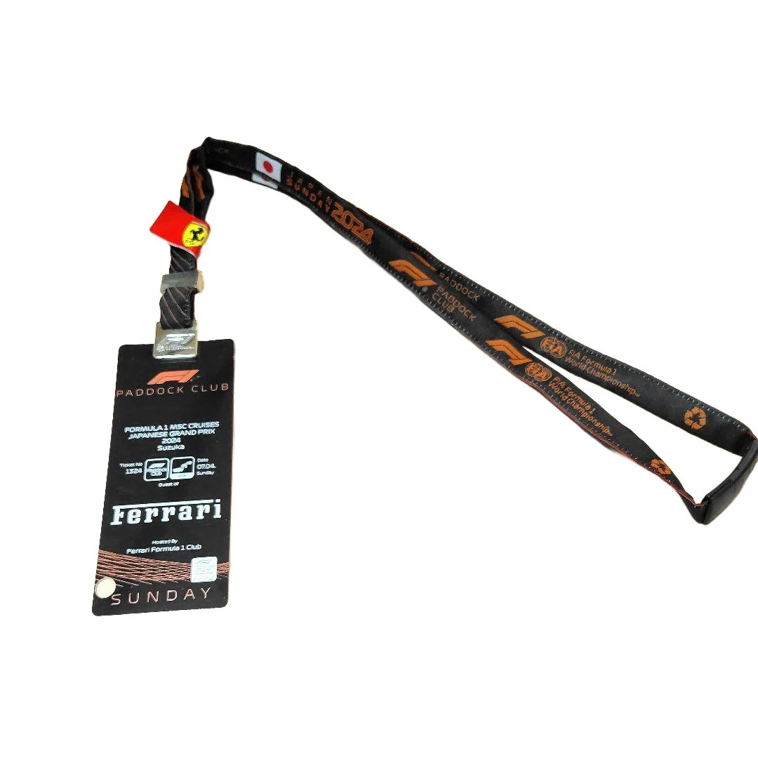 F1 Japan Grand Prix 2024 Paddock Club Ferrari Commemorative