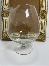 Princess House 7 1/2" Crystal Brandy Snifter - Pitcher Etched 6” In Diameter