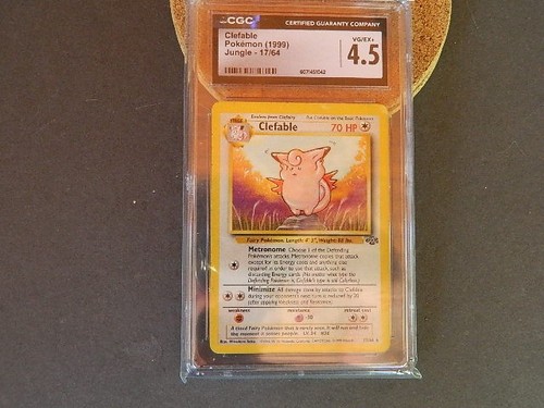 Clefable (Unlimited) graded CGC 4.5 for sale on eBay