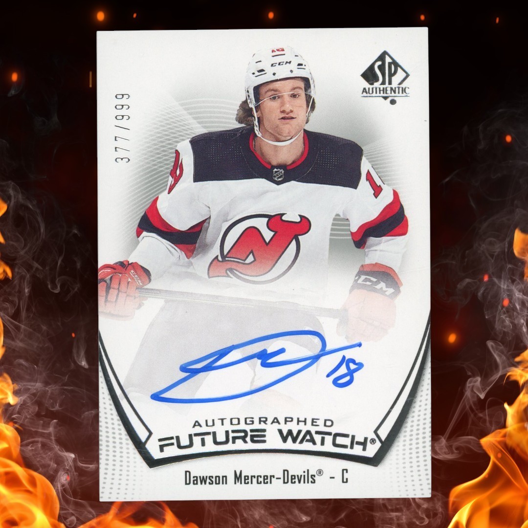 2021-22 Upper Deck Sp Authentic DAWSON MERCER Future Watch Auto /999 #176