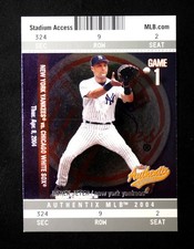 2004 FLEER Authentix MLB Game 1 DEREK JETER #2