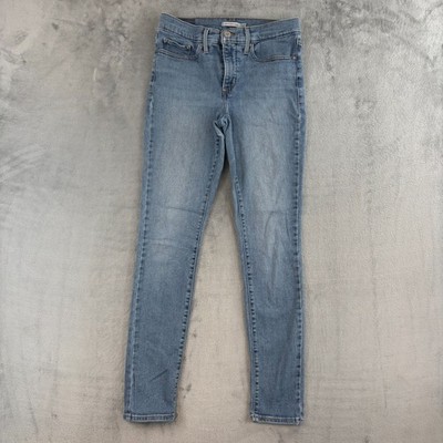Levi s 311 Shaping Skinny Jeans Damen W27 L30 Hellblau Stretch Mid Rise Denim