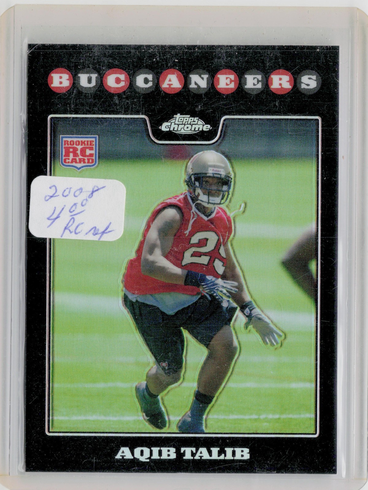 2008 Topps Chrome Aqib Talib Refractors #TC261 Buccaneers