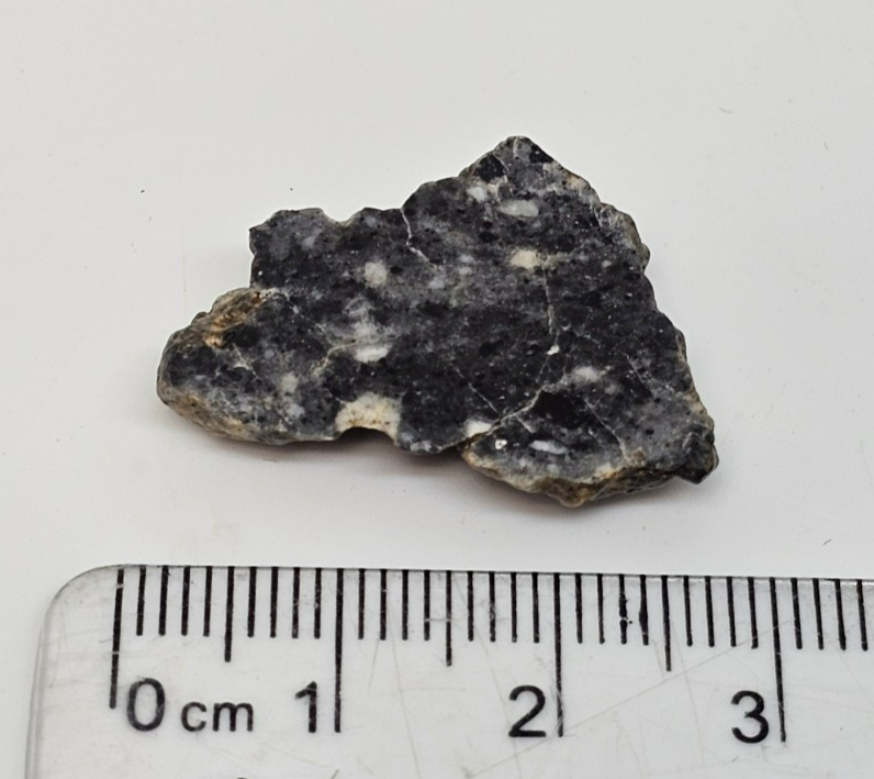 3.2 grams 25mm Bechar 003 Lunar Meteorite Moon Polished End Cut w