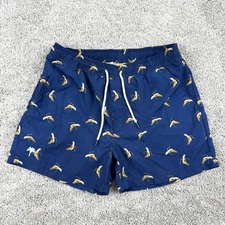 OAS Swim Trunks Men’s XL Banana AOP Beach Surfing Shorts Coastal