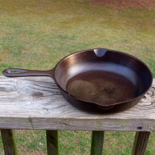 Vintage #5 Birmingham BSR Cast Iron Late Century Series 8" SKILLET FRY PAN NR