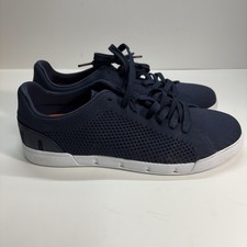 NWOB SWIMS Men’s Lightweight Breeze Tennis Sneakers Navy White US 10 Pickleball