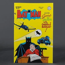 BATMAN #47 Facsimile Cvr A DC Comics 2025 ptg 0925DC0211 (CA) Kane (W) Finger