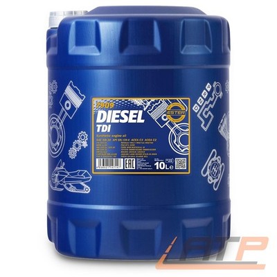 MANNOL 10 L LITER DIESEL TDI 5W-30 MOTOR-ÖL MOTOREN-ÖL