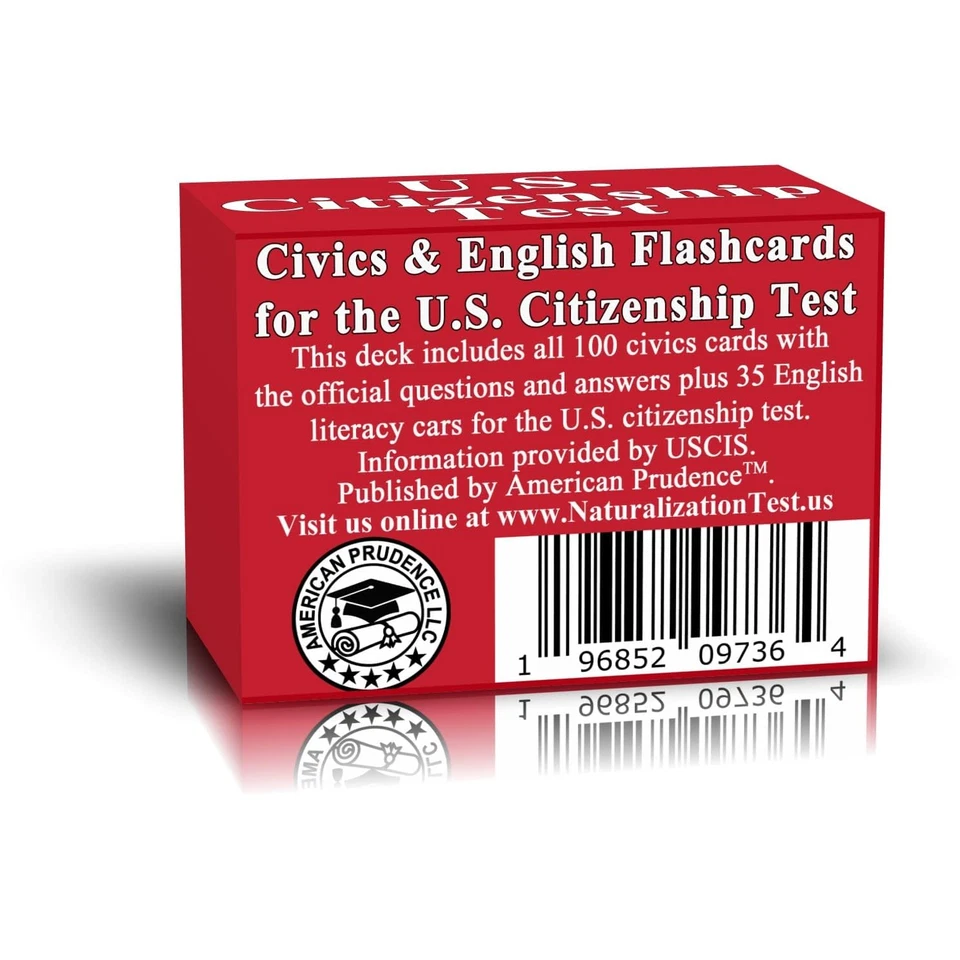 US Citizenship Flash Cards 2025 to Study for the Naturalization Test Includes Ci - Image 2 of 4