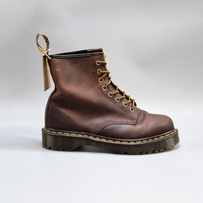 Dr. Martens 1460 Bex Crazy Horse Leder Schnürstiefel Damen / Herren Halbstiefel