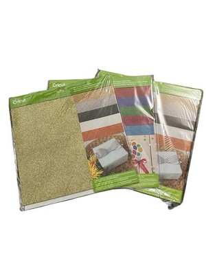3 Packs Cricut Glitter Cardstock 2 Packs Classics And 1 Pack Brights