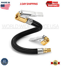2-pack Brass Tire Air Chuck Locking Quick Connect Inflator Hose Adapter No Leak 2-pack Brass Tire Air Chuck Locking Quick Connect Inflator Hose Adapter No Leak