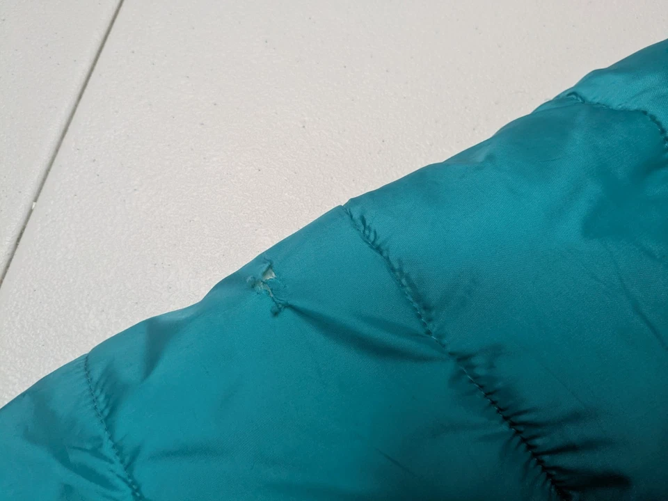 Chaqueta Champion Puffer Niñas XL 14-16 Verde Cremallera Completa Manga Larga  Foto 4 de 4