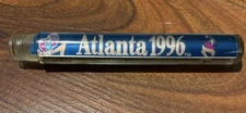 Olympic Ice Skating Floaty Pen End 1996 Atlanta Summer Games Made in Denmark