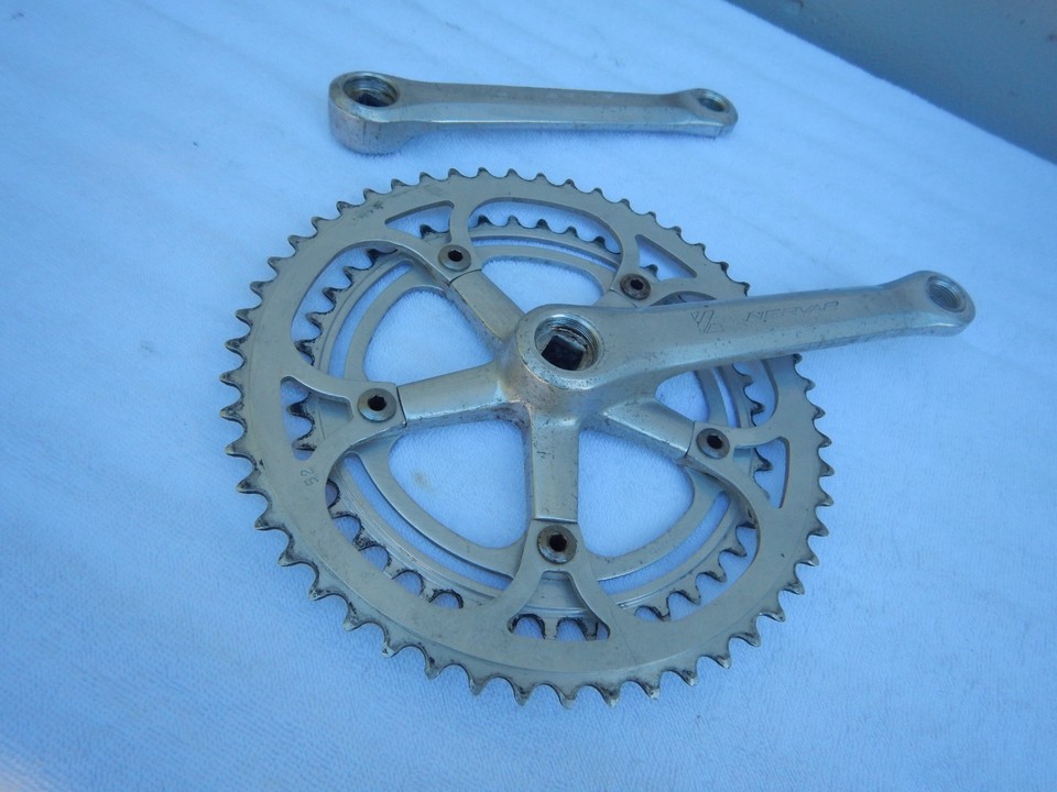 Pédalier double NERVAR 52/428vélo vintage / CRANKSET Nervar