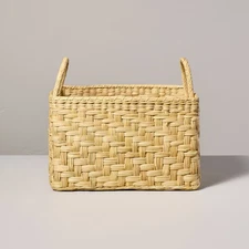Small Rectangular Woven Storage Basket - Hearth & Hand with Magnolia