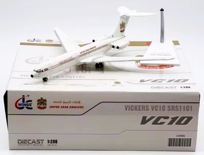 JC Wings LH2384 UAE United Arab Emirates VC-10 G-ARVF Diecast 1/200 Jet Model