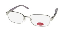NEW OSCAR DE LA RENTA OSL 505 EYEGLASS FRAME SILVER 53-17-135 WOMENS METAL