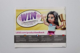 LEGO&reg; Friends 41104 Pop Star Dressing Room Instruction Manual Only!