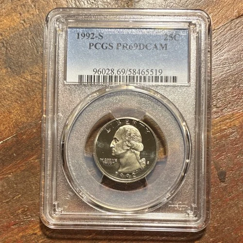 Washington Quarter 1992-S  Proof PCGS PR69DCAM San Francisco US COINS