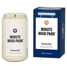 NEW Homesick MBL Minute Maid Park Astros Scented Soy Candle Hand Poured 13.75 oz