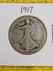 1917 WALKING LIBERTY SILVER HALF DOLLAR I
