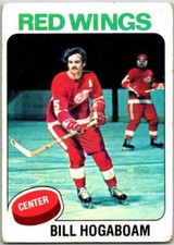 1975-76 Topps #67 Bill Hogaboam  Detroit Red Wings V49064