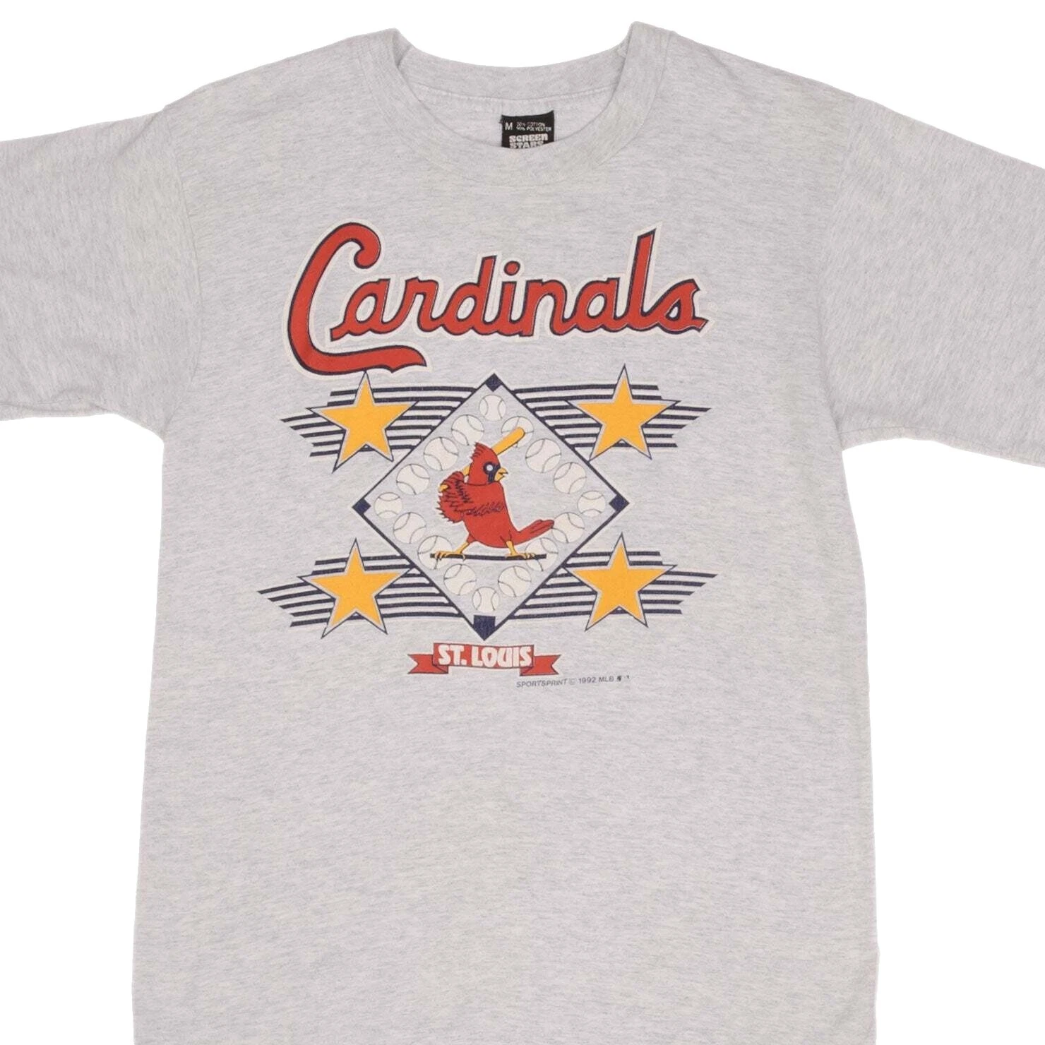 Poliéster Screen Stars Unisex Vintage Camisetas para Hombres